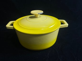 Enameled Cast Iron Cooking Pot With Lid