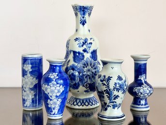 A Delft Bud Vase Collection