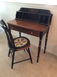 Hitchcock Desk And Chair