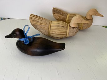 Trio Of Decorative Ducks