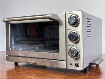 A Cuisinart Stainless Steel Toaster Oven