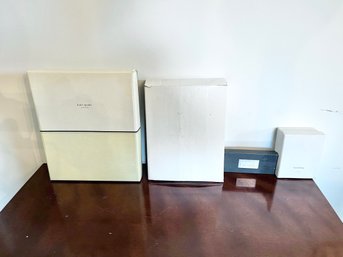A Group Of Assorted Photo Frames With Boxes - Spade, Wang,  Dansk, Two's Company