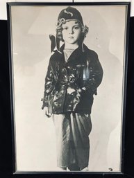 Bright Eyes Movie Poster - Vintage Shirley Temple In Pilot's Uniform