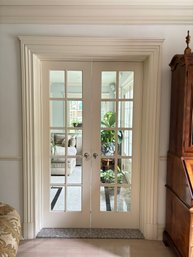 Two Pair Interior French Doors And Moldings - C. 1930's