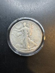 1934-S Walking Liberty Silver Half Dollar