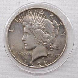 1923D Peace Dollar