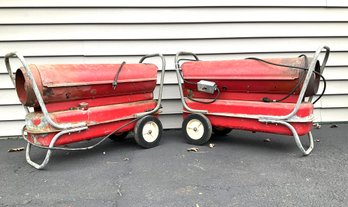 A Pair Of Jim Dandy Portable Kerosene Space Heaters - Loc. B