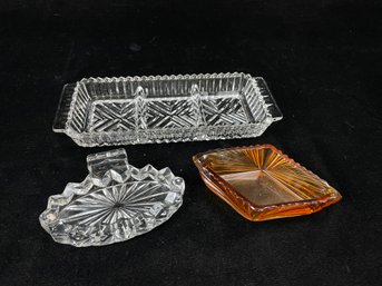 Glass Appetizer Trays