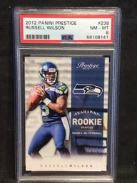 2012 Panini Prestige Russell Wilson Rookie PSA 8 - K