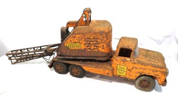 Tonka State Hi-way Dept Pressed Steel Mobile Dragline Toy