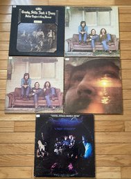 CROSBY STILL AND NASH Record Lot- Classic Rock Albums