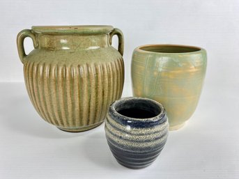 Misc. Vintage Vases, One Signed June Alexander (3)