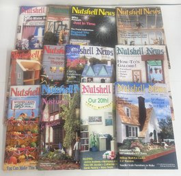 Lot Of Nutshell News Dollhouse Magazines