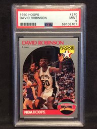 1990 NBA Hoops David Robinson Rookie PSA 9 - K