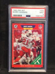 1989 Pro Set Barry Sanders Rookie PSA 9 - K