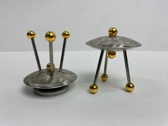 Bruce MacDonald BRM Mid-C UFO Salt & Pepper Shakers