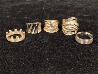 5 Piece Vintage Ring Collection  52