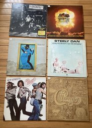 Classic Rock Record Album Lot- Including CHICAGO, STEELY DAN, ALLMAN BROTHERS And JEFFERSON AIRPLANE