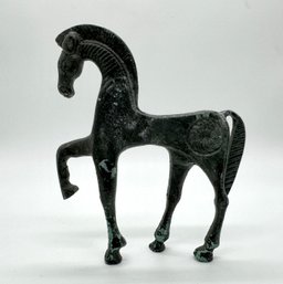 Vintage Bronze Horse Sculpture