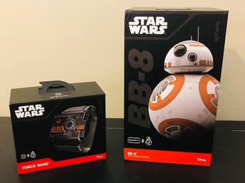 STAR WARS BB-8 Robot Droid And Force Band