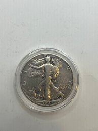 1947-D Walking Liberty Silver Half Dollar