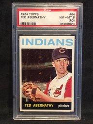 1964 Topps Ted Abernathy PSA 8 - K