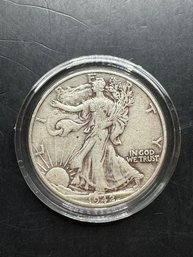 1942 Walking Liberty Silver Half Dollar