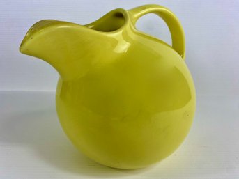Vintage Hall Pitcher In Bright Yellow