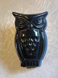 Sterling Silver Owl Pin - Hollow, Approx 1.5 Inch