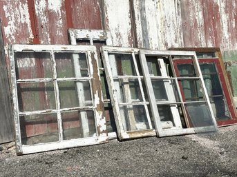 Antique Farmhouse Window Sashes - Gorgeous!