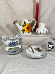 Assorted Decorative Ceramic Home Decor Watering Can Trinket Tray Walling Hanging Vases