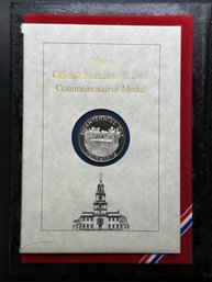 Solid Sterling Silver Proof Bicentennial Day Medal