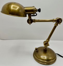 Small Articulated Brass Desk Lamp