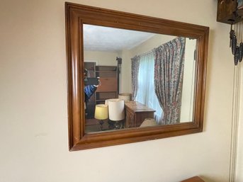 Wood Frame Wall Mirror