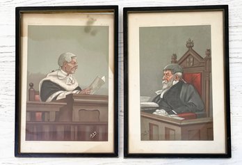 Vintage Spy Jurist Lithographs