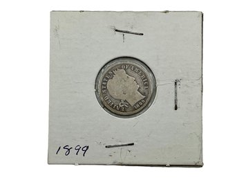 United States, 1899 Barber Dime