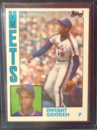 1984 Topps Traded Dwight Gooden Rookie Card - M