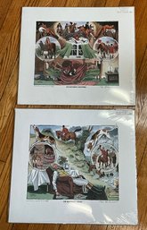 Pair Of Signed And Numbered ~ BOB FARNDON ~ The Huntsman Nightmare / Huntsman Dream