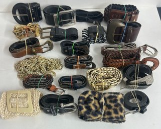 Lot Of Small Womens Belts