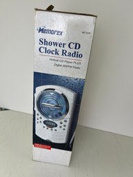 Memorex Shower CD Clock Radio - Never Used