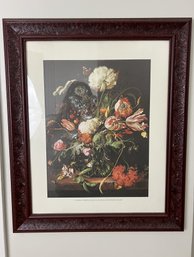 J.D. De Heem 'Flowers In A Vase' Framed Reproduction Print