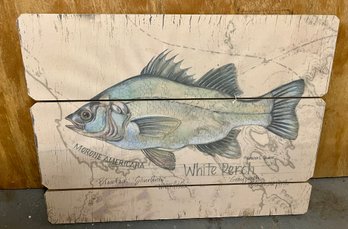 Fish Painting On Board