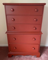 Five Drawer Painted Chest