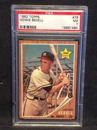 1962 Topps Howie Bedell PSA 7 - K