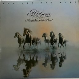 BOB SEGER SILVER BULLIT BAND  - AGAINST THE WIND -  RECORD LP 1980 - SOO-12041