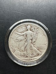 1945 Walking Liberty Silver Half Dollar