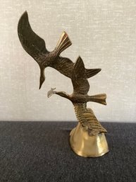 Genuine Solid Brass Bird Sculpture