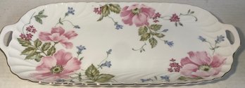 Pink Floral Sandwich Tray