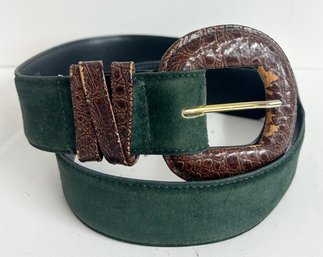 Genuine Suede Womens Belt - Size Medium