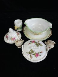 Gravy Boat Tureen Egg Cup And Shakers